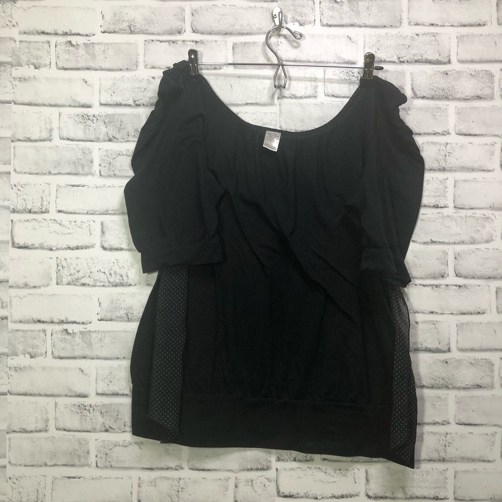 Trixxi Elegant Black Women's Top